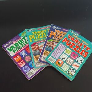 4 PennyPress Variety Puzzle Magazines